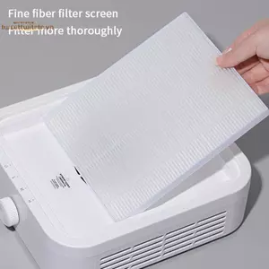 TRTR Nail Dust Collector Bộ lọc thay thế Bộ lọc máy hút bụi móng tay Bộ lọc làm móng tay Tấm màn hình không chổi than Bộ lọc bụi móng tay VN