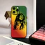 TP-2 Bob Marley Rasta Lion Ốp Lưng Điện Thoại IPhone 16 15 14 13 12 11 PRO MAX PLUS Mini TPU Mềm Đến Da Thân Thiện