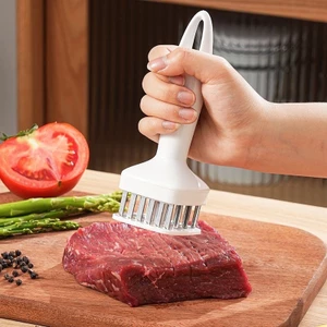 Thép không gỉ Tự Động Rebound Búa Thịt Rời Thịt Kim Hộ Gia Đình Nhà Bếp Bít Tết Gãy Tendon Thịt Bò Gà Hương Lỗ Dây Buộc