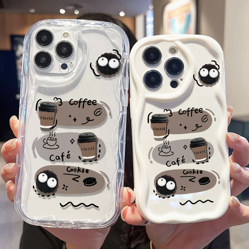 Ốp Lưng Samsung Galaxy A07 A06 A05 A04 A17 A16 A15 A14 A13 A25 A23 A22 A35 A33 A32 A31 A56 A55 A52 A51 A50 Kem Vồng Cong Edge Motif Bóng Than NYK115