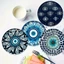 Bộ 6 Miếng Đơn Giản Phong Cách Gỗ Coaster Bộ Nghệ Thuật Coaster Với Chống Trơn Trượt Coaster Bảo Vệ Máy Tính Để Bàn Quà Tặng