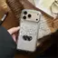 Đen Bowknot Đối với iPhone 1715 Case 16P Mới 1413 Mềm 12 Jane Big Hole