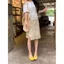 Váy ngắn hoa giảm tuổi phong cách Hàn Quốc dành cho nữ Thiết kế mùa hè Thắt lưng co giãn thon gọn hơn Nhìn phù hợp
