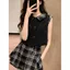2026 Siêu Nóng Phù Hợp Với Cả Một Bộ Pháp Độc Đáo Đẹp Áo Vest Kẻ Sọc Quần Short Hai Mảnh Bộ