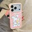 Thỏ Mềm Dâu Cốc Thích hợp iPhone 17p trường hợp điện choại 16/1511/12 mới 13 dễ chươm 14