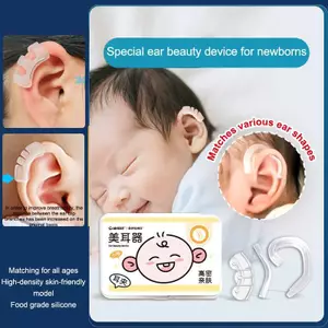 XOITU Protruding Ear Hỗ Trợ Trẻ Sơ Sinh Corrector Dụng Cụ Silicone Auracle Chỉnh Miếng Dán Cho Bé Tai Corrector Bé Auraille Valgus Correction VN