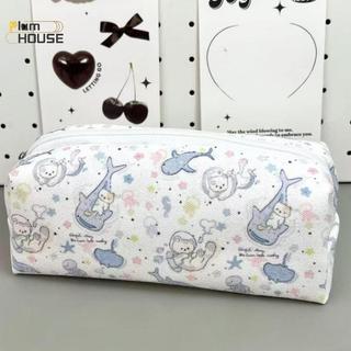 PlumHOUSE 1PC Sinh Viên Túi Đựng Bút Phong Cách Hàn Quốc, Sức Chứa Lớn, Đựng Văn Phòng Phẩm/Trang Điểm, Túi Mỹ Phẩm Du Lịch VN