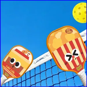 SQ3 7 Cái Hoạt Hình Dễ Thương Thực Phẩm Theo Chủ Đề Pickleball Mái Chèo Bộ Thanh Niên Người Mới Bắt Đầu Tập Thể Thao Ngoài Trời QS3