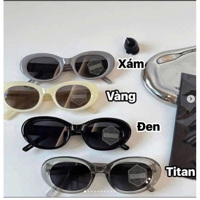KÍNH MCCION TILL GỌNG OVAL RETRO KÈM KHĂN+BAO DA