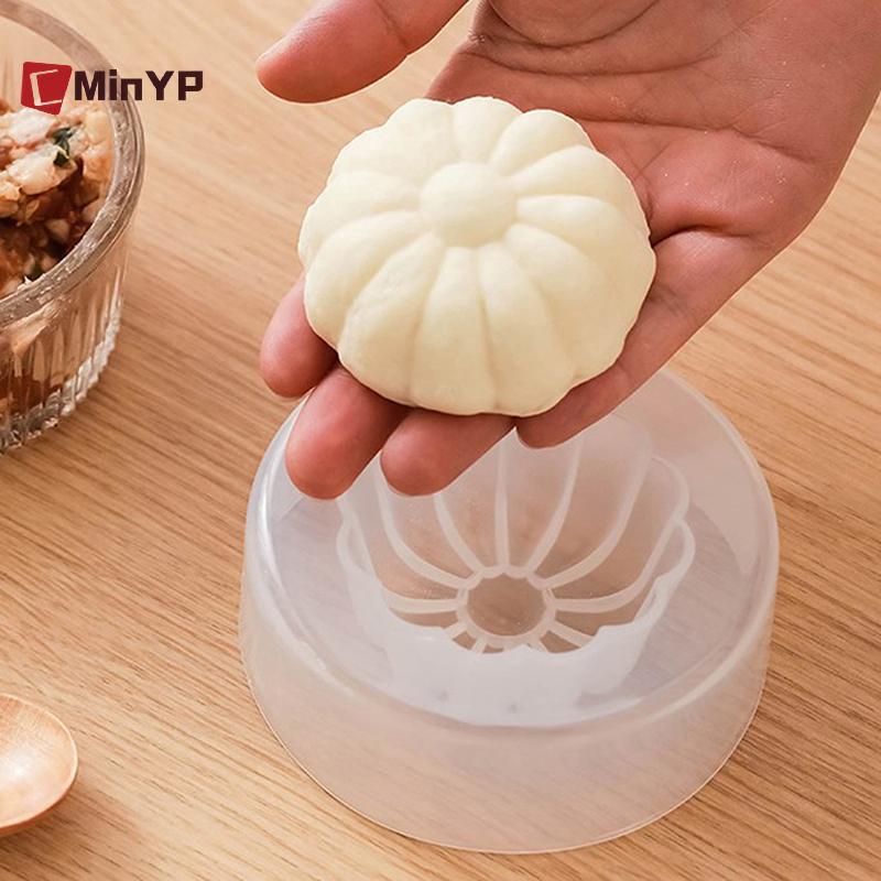 CMinYP Nhà Bếp DIY Khuôn Làm Bánh Bao, Khuôn Baozi Hấp Nhồi Bông, Dụng Cụ Hướng Dẫn Sử Dụng Làm Bánh Ngọt