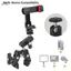 apill Kẹp camera đi xe đạp Lucute Giá đỡ xe đạp bằng hợp kim nhôm hai đầu nhẹ cho hành động của điện thoại thông minh với khả năng điều chỉnh 360 độ Ghi video POV
