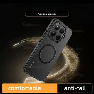 Dành Cho Xiaomi17T Pro Vỏ Cho Xiaomi 17T Pro 17TPro 1 7 17 T Pro Xiaomi17TPro Ốp Lưng TPU Trong Suốt Vỏ Điện Thoại Acrylic Từ Tính Với Áo Giáp Sạc Không Dây Ốp Lưng Chống Sốc