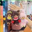 PS1 MONCHHICHI Chimutan Plushie Cổ Vũ Dễ Thương Hợp Thời Trang Đồ Chơi Vinyl Sang Trọng Mù Hộp Búp Bê Túi Charm SP1