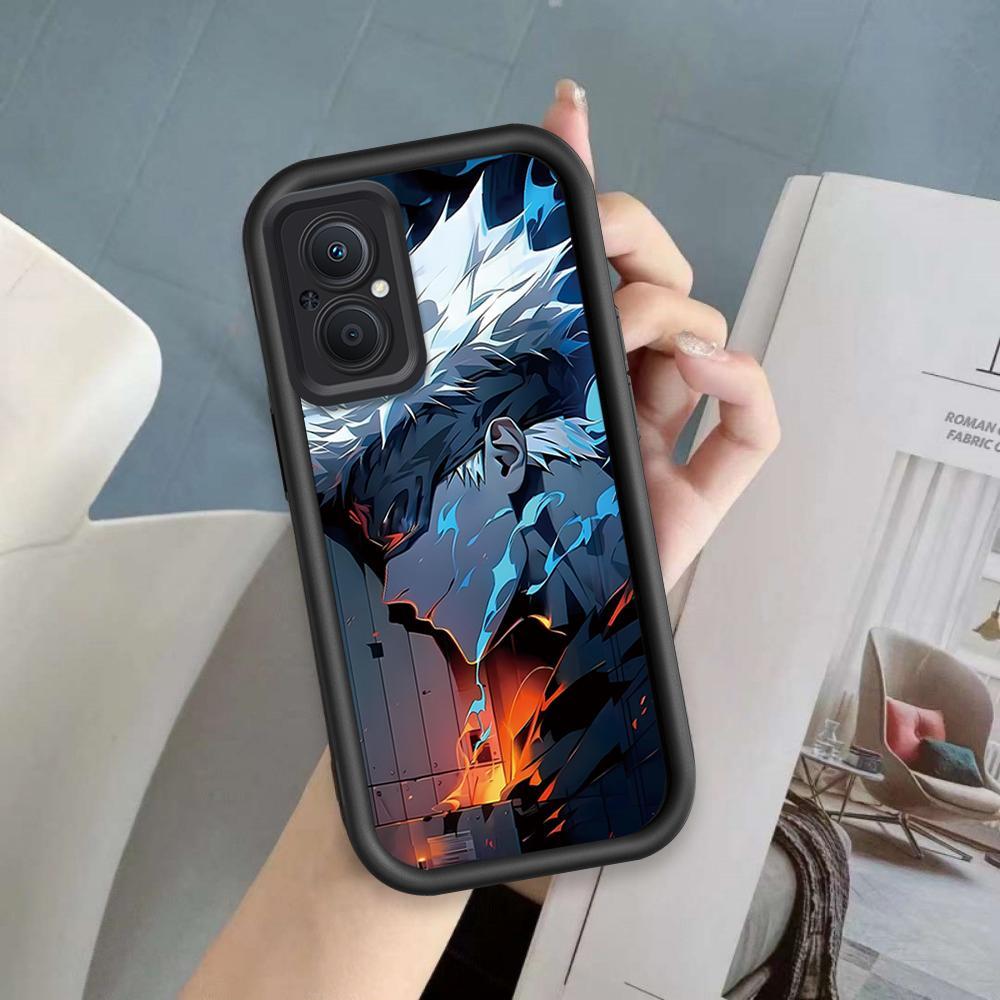 Ốp Lưng Cho OPPO Reno 7Z 8Z 5G Hoạt Hình Silicon Mềm Ốp lưng TPU Jujutsu Kaisen Anime Mắt Thiên Thần Ốp Lưng Chống Sốc