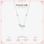 Vòng cổ bạc hình chuồn chuồn "Aqua Dream" FANCIME