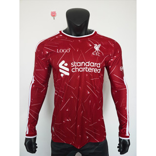 Áo đấu dài tay cầu thủ sân nhà Liverpool 2026-27 mới, Tên & Số tùy chỉnh, Vải thoáng khí cao cấp, S-3XL