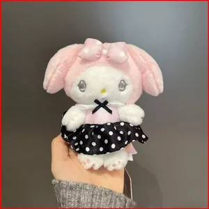 BH2 Sanrio Hello Kitty Plushie Dâu Tây Sang Trọng Móc Khóa Dễ Thương Sang Trọng Túi Búp Bê Charm HB2