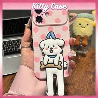 Giá đỡ hình mèo 3D phong cách Instagram, tương thích với vỏ điện thoại iPhone 17 16 15 14 13 12 11 Pro Max Chống va đập