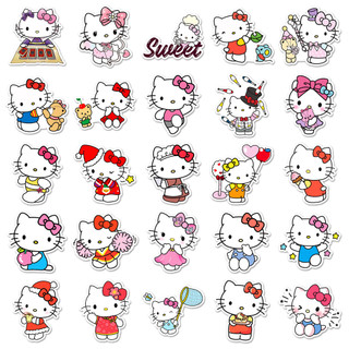 Cô ấy Dán Nhãn dán hành lý trang trí chống nước Sanrio Cat Hello Kitty    20260530