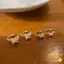 1 Cặp Shinning Zircon Lớn / Nhỏ Bướm Kẹp Tai Bông Tai Pha Lê Không Xuyên Vòng Đeo Tai Nữ Giả Xuyên Tai Quấn Mới