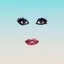 Ladyga Ladygaga Ladygaga Dán Ngộ nghĩnh Trừu Tượng Xe Dán Môi Đỏ Mắt Lớn Máy Tính Trang Trí Dán Xe Điện Dán 26.3.22