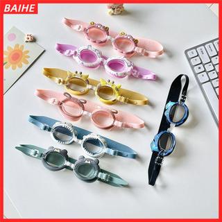 Kính bơi trẻ em mùa hè BAIHE, Kính mắt bơi chống nước HD, Kính mắt lặn chống sương mù dễ thương sáng tạo