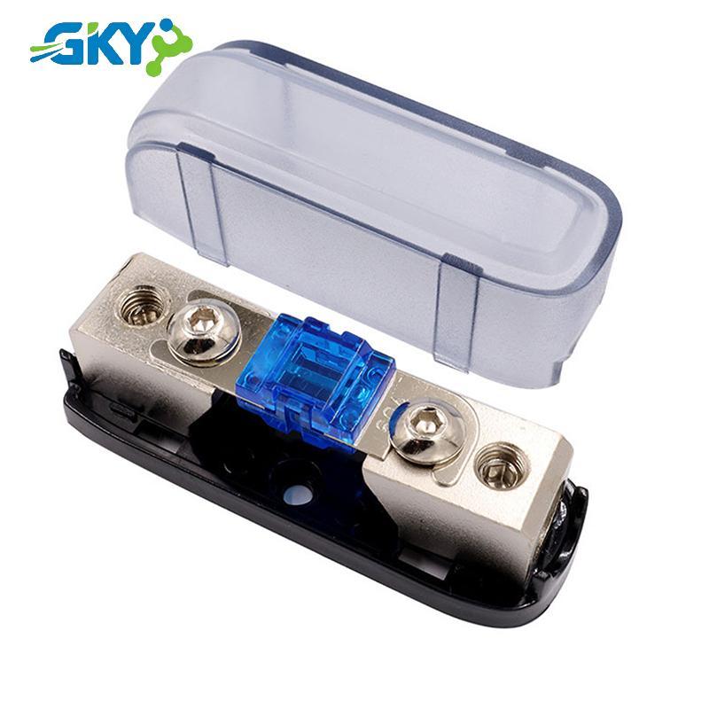 GKY Âm Thanh Xe Ô Tô Cầu Chì Nguồn Cầu Chì 30-150A Âm Thanh Nổi Một Chiều AGU Cầu Chì Giá Đỡ GKY