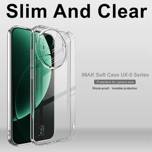 Vỏ Imak cho Realme GT8 Pro 5G Ốp điện thoại TPU mềm trong suốt cho Realme GT 8 5G Vỏ chống sốc silicon trong suốt