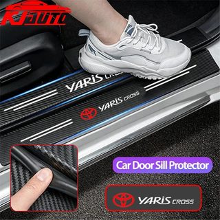 Toyota Yaris Cross Car Door Sill Protector Chống Trầy Xước Cửa Ngưỡng Thảm Scuff Tấm Cửa Tự Động Bàn Đạp Bảo Vệ Miếng Dán Cho Yaris Cross Xp210 AC200 2026 2027 2028 G V S HEV