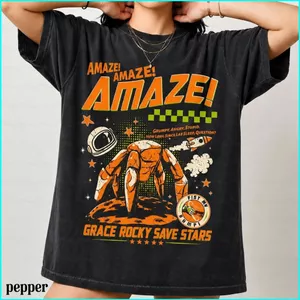 SY3 Grace Áo thun cotton Rocky Project Hail Mary Rocky Lấy cảm hứng từ Sci Fi tee YS3