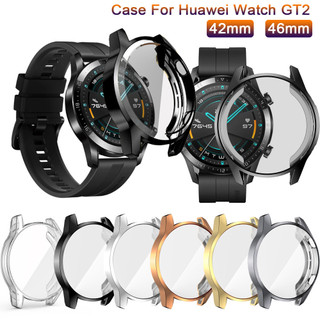Ốp Bảo Vệ Tất Cả Trong Một TPU Mềm Cho Huawei Watch GT2 42mm / 46mm Tích Hợp Phim Màn Hình Chống Sốc Ốp Lưng Đồng Hồ