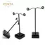 PNPIA- Kim Loại Trang Sức Hiển Thị Đứng Trong Suốt Acrylic Stud Bông Tai Giá Đỡ Móc Treo Counter Case Trang Sức Tổ Chức Bó Hoa Trang Trí