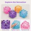 Đồ chơi bóp Maltose SMILE, Màu sắc tươi sáng Đồ chơi Fidget Malt tăng chậm, Hình khối sáng tạo Họa tiết nho Giảm căng thẳng Mềm mại Phục hồi chậm Malt Cube Ngày lễ