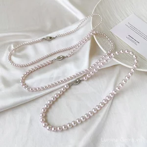 Manta Hoa Hồng Tím Vòng Cổ Ngọc Trai Cao Cấp Thiết Kế Niche Xương Đòn Dây Chuyền Ánh Sáng Sang Trọng Sang Trọng Sang Trọng Sang Trọng Vòng Cổ