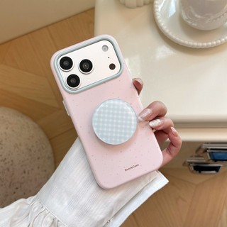 [Sheren] ins Style Vỏ điện thoại kẻ sọc màu tương phản Thích hợp cho i17 16 15 14 13 12 11 pro max Vỏ bảo vệ chống sốc