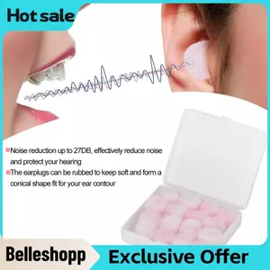 Belleshopp Belleshopp Nút tai sáp Sonew Giảm tiếng ồn khi ngủ cho tai khi làm việc