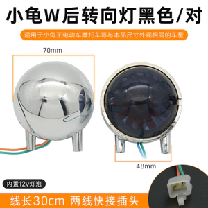 Xe Điện Toàn Xe Chiếu Sáng Thích Hợp Cho Bé Rùa King Đèn Pha Trước Màu Đen Bật Tín Hiệu Phanh Sau Đuôi Đèn Hút Thuốc Phụ Kiện