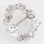 ECK Pha Lê Kim Cương Giả Rỗng Bướm Bụng Nút Nhẫn Thời Trang Rốn Móng Tay Cho Nữ Thép Không Gỉ Gợi Cảm Cơ Thể Xuyên Trang Sức HOT