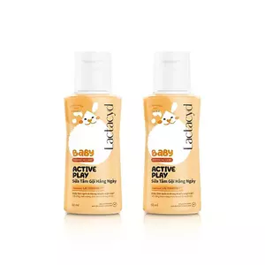 Bộ 2 chai Sữa Tắm Gội Trẻ Em Lactacyd Active Play 60ml