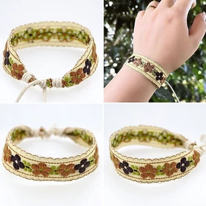 BTF Ngọt Dâu Tây Dệt Vòng Tay Handmade Thêu Vòng Tay Trang Sức