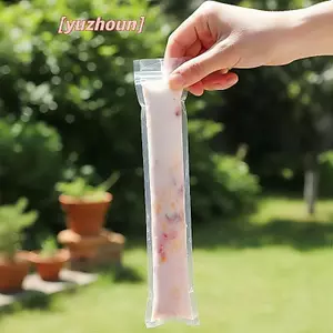 100 Chiếc Túi Đựng Kem Popsicle Dùng Một Lần Để Dễ Dàng DIY Kem Popsicles Khuôn Tủ Đông Gia Đình Đồ Dùng Tiệc Mùa Hè
