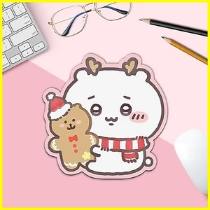 Miếng Lót Chuột Hình Đặc Biệt Chiikawa Chiikawa Dòng Giáng Sinh Miếng Lót Chuột Dễ Thương Người Bánh Gừng Nhỏ Hình Đặc Biệt Tấm Lót Bàn Chống Mài Mòn Miếng Lót Văn Phòng Chống Trơn Trượt