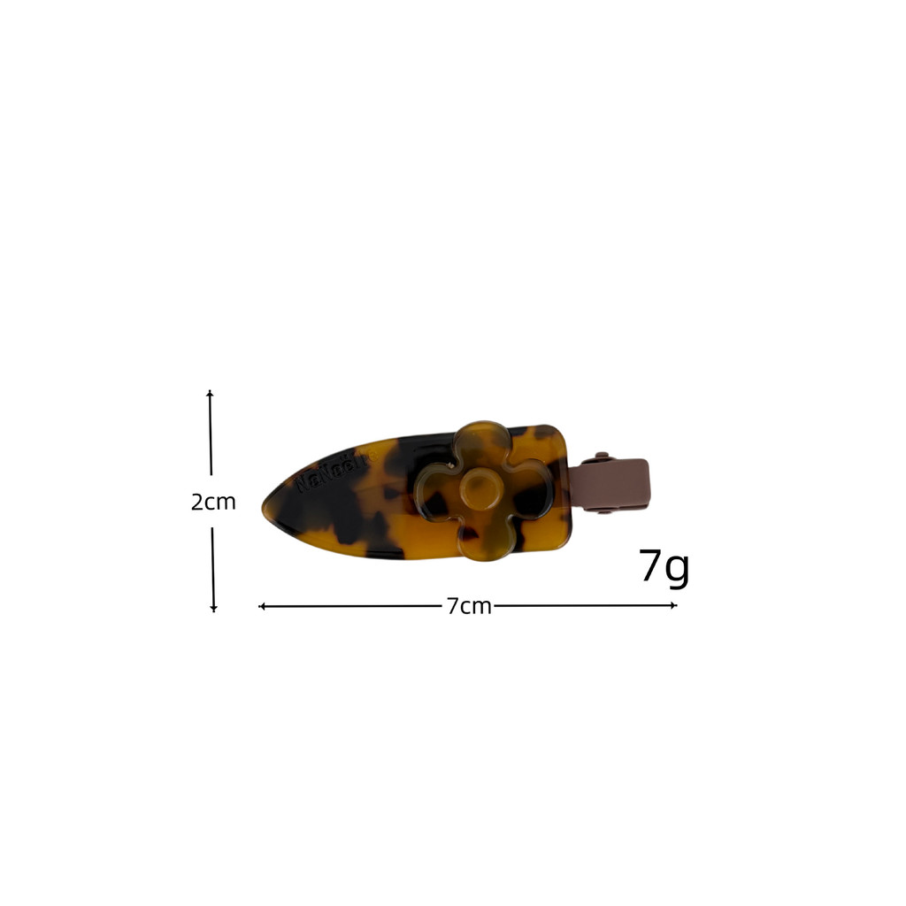 Kẹp tóc Acetate liền mạch hợp thời trang Kẹp tóc hoa nữ