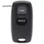 Uncut Key Thay thế 2 nút Keyless Entry Remote Key Fob Shell Case và Button Pad Tương thích với 2 3 6 323 626