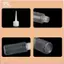 THÊM 5 Chiếc 40 / 100ml Nhựa Trong Suốt Đầu Applicator Chai Bóp Thích Hợp Cho Thủ Công Keo Nghệ Thuật Đa Năng Có Thể Đổ Lại Rỗng BSS