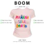 BOOM Áo Baby Tee Nữ Cotton Ôm Body-Áo Thun Ngắn Tay Y2K In Hình PhongCách Mùa Hè, Cổ Tròn Hàng Đầucách hàn quốc phong067