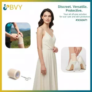 BVY 4cm * 50cm Silicone Tấm Loại Bỏ Dải Gel Silicon Sẹo Dải Cho Phẫu Thuật Keloid Đốt Sẹo Miếng Dán.
