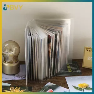 BVY 40 Cái / cuốn A6 Sổ Lưu Trữ Đơn Giản Dung Tích Lớn Chống Thấm Nước Sách Bảo Quản Ảnh Chất Liệu PP Cao Cấp.