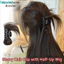 FUHUIOT Fluffy Messy Bun, Kẹp móng vuốt chịu nhiệt thanh lịch Bộ tóc tổng hợp, Phần mở rộng tóc kiểu cổ điển Lớp lông tơ thẳng Chignon dành cho nữ