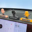 SKATEBOARD BEAR MAGNETIC PARKING SỐ TẤM Bảng điều khiển sáng tạo Trang trí ô tô Hoạt hình dễ thương Hình tượng chức năng kép Trang trí và đỗ xe